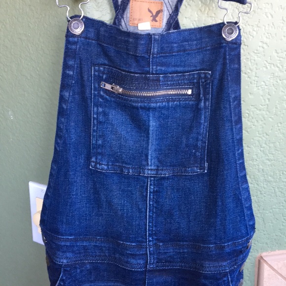 American Eagle Outfitters Pants - American Eagle Blue Jean Overalls Size Small